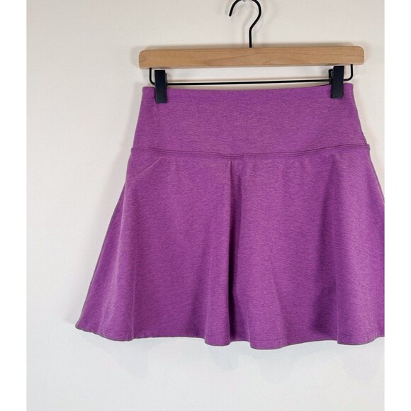 Beyond Yoga Skirt Purple Spacedye Tie Breaker Circle Mini Skort Tennis Small - Picture 6 of 10